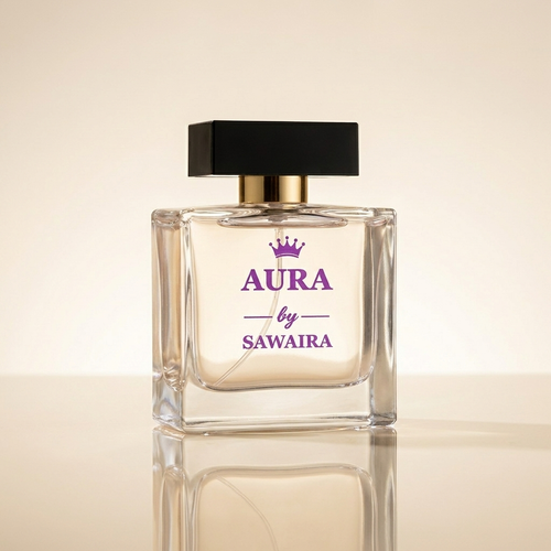 Aura by Sawaira perfume bottle product photo