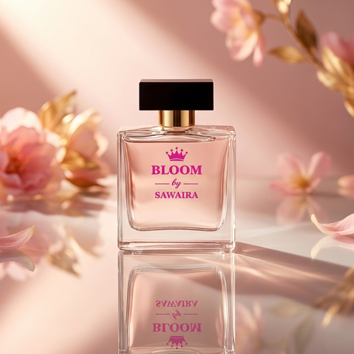 Bloom by Sawaira perfume bottle product photo